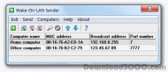 Wake-On-LAN Sender screenshot